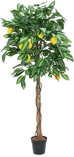 Europalms 180 cm 1 Pieza Árbol de limón, Color Amarillo