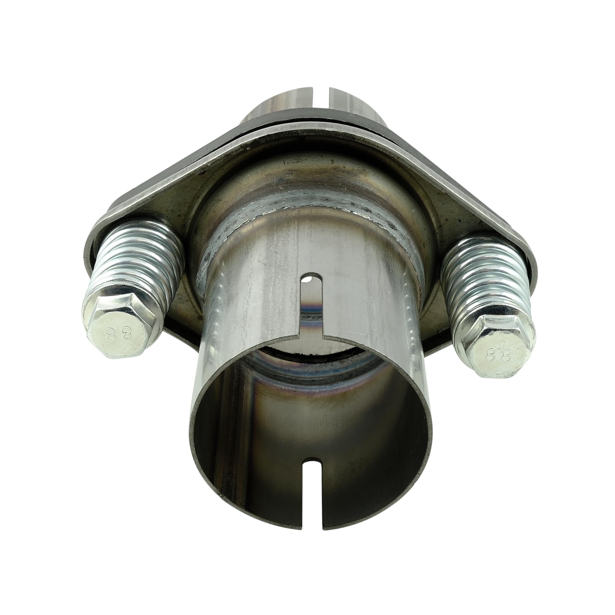 Auspuff Reparatursatz Flanschset Rohrverbinder Kompensator - Mit Schellen 55mm