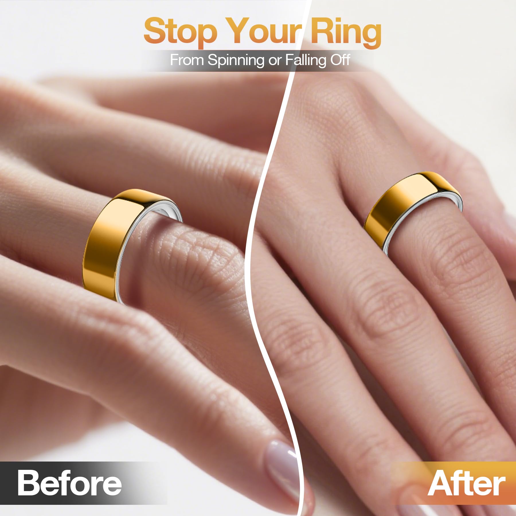 Amazon.co.jp: SZJCLTD 8個パック リングサイズアジャスター Oura Ring 