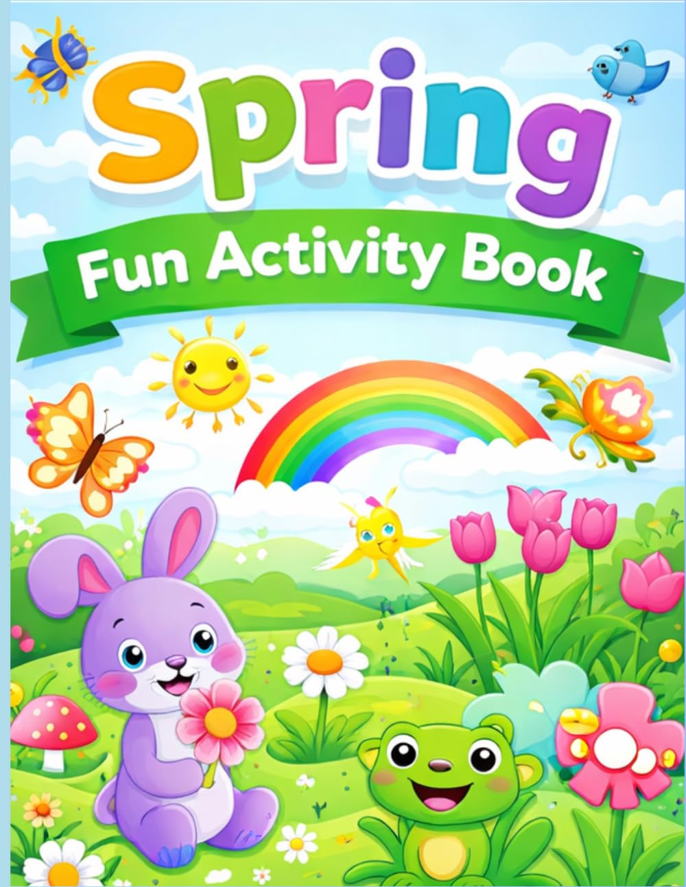 "Springtime Adventures: A Fun Activity Book for Kids": Coloring, Puzzles, and Activities for Little Learners