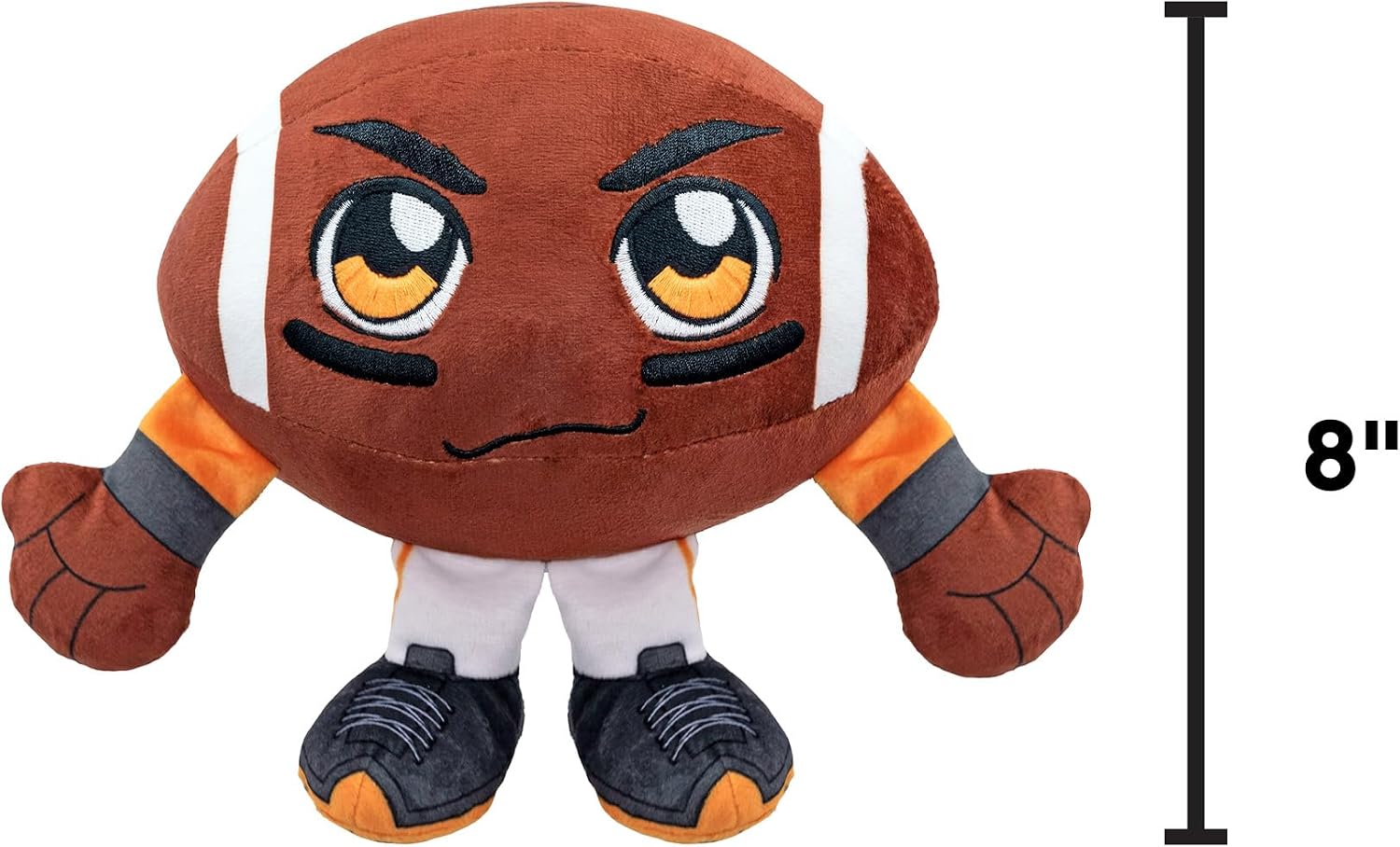 Bleacher Creatures Tennessee Volunteers 8" Kuricha Football Sitting Plush- Soft Chibi Inspired Plush