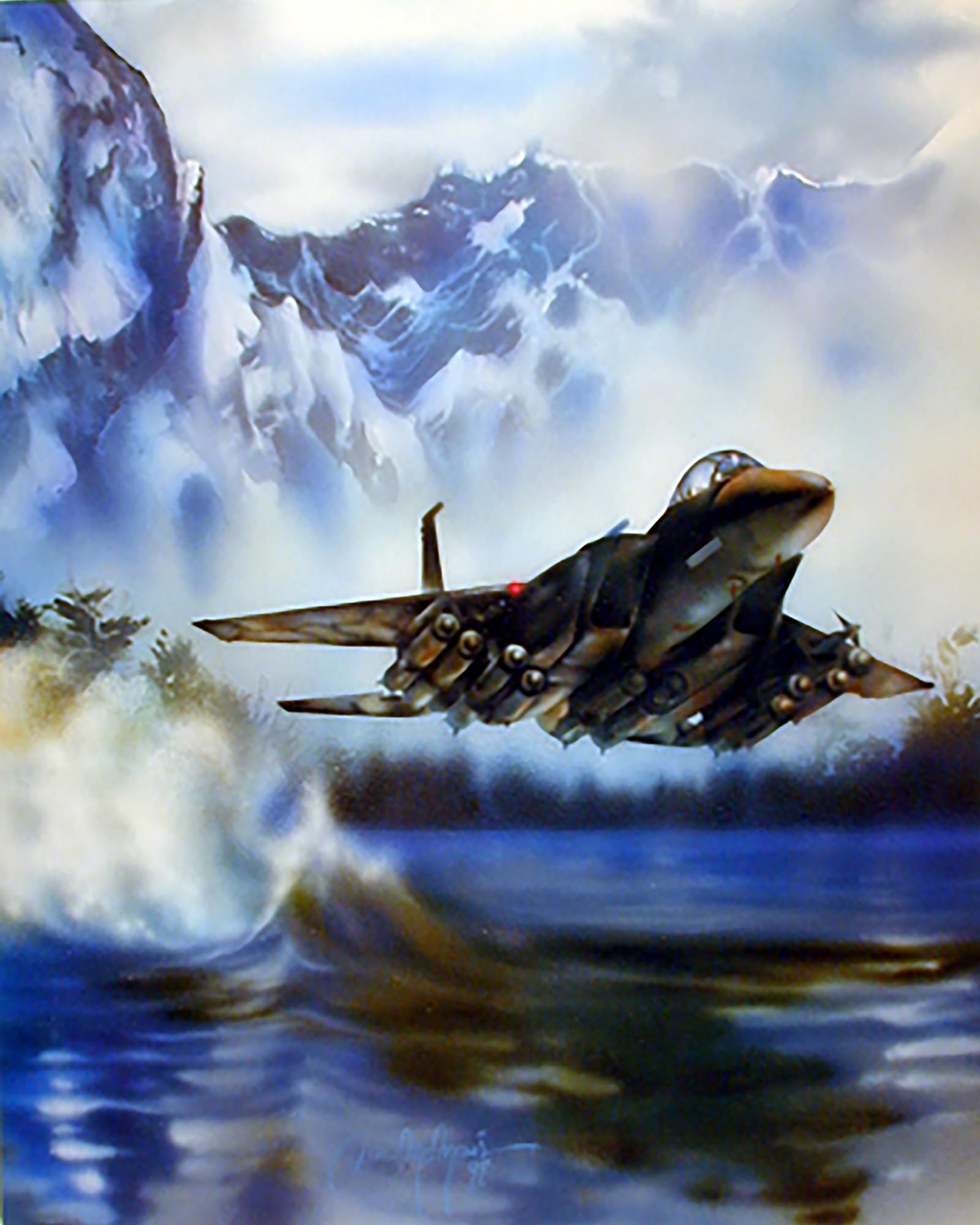 Amazon.com: Impact Posters Gallery Aircraft Fighter Jet F-15 Eagle