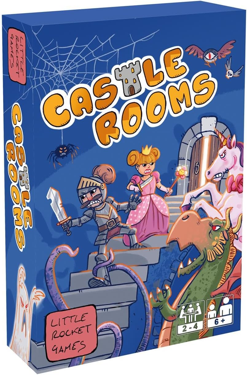 Castle Rooms Board Game in Italian/English