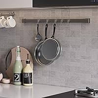 Vista 6 de Tohoer Ganchos Magnéticos, Gancho de Imanes de Neodimio de 100 Libras Resistente y a Prueba de Óxido para Nevera, Refrigerador, Horno, Parrilla