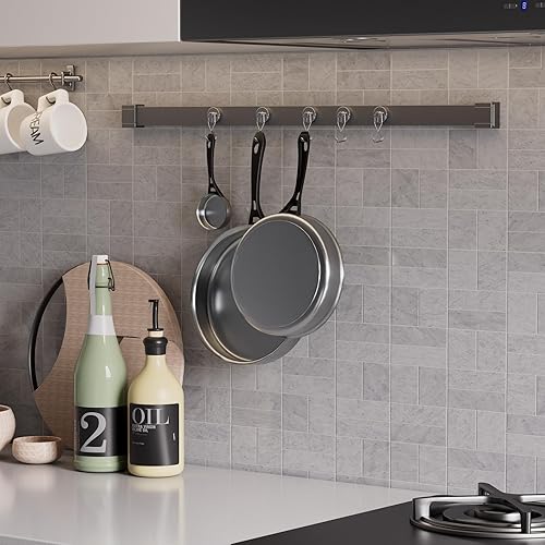 Miniatura 6 de Tohoer Ganchos magnéticos, gancho de imanes de neodimio de 100 libras, resistente con a prueba de óxido para refrigerador, horno, parrilla,