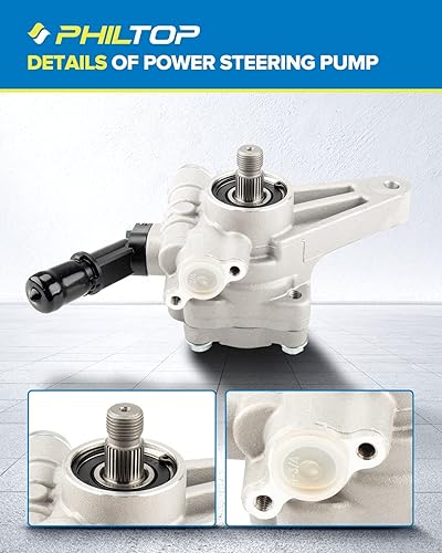 Miniatura 237 de PHILTOP Bomba de dirección asistida 20-806 OE apta para Aveo5 2007 2008, Aveo 2008, bomba de asistencia asistida 96801443, bombas de dirección