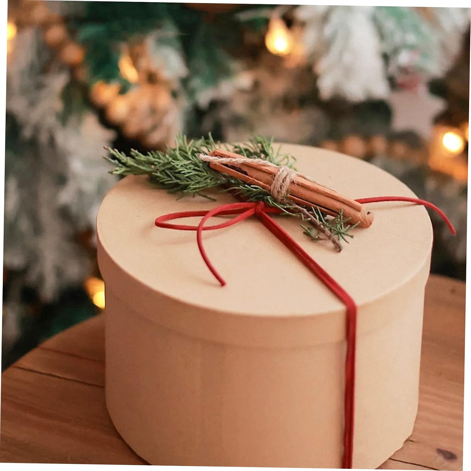 TOBBOMEY Kraft Storage Box for Baking Desserts Candy Treat Container for Jewelry Party Favors