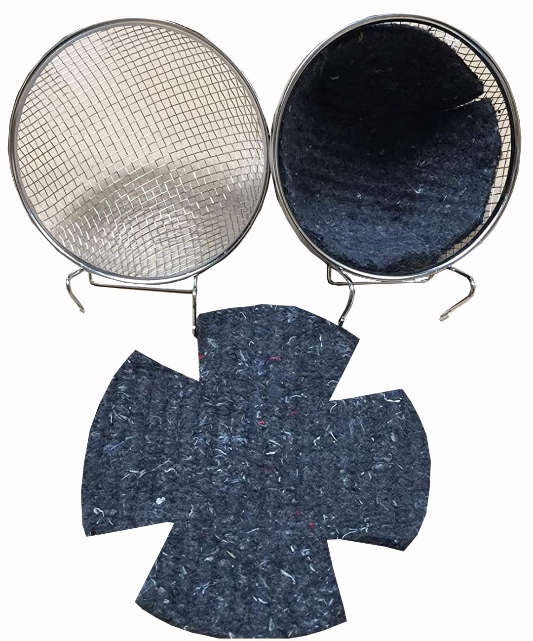 Bird Canary Finch Wire Nests with Felt Pad-Lot of 2