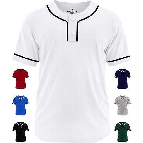 Exxact Sports Blank Baseball Jersey: The Perfect Accessory for Baseball Enthusiasts