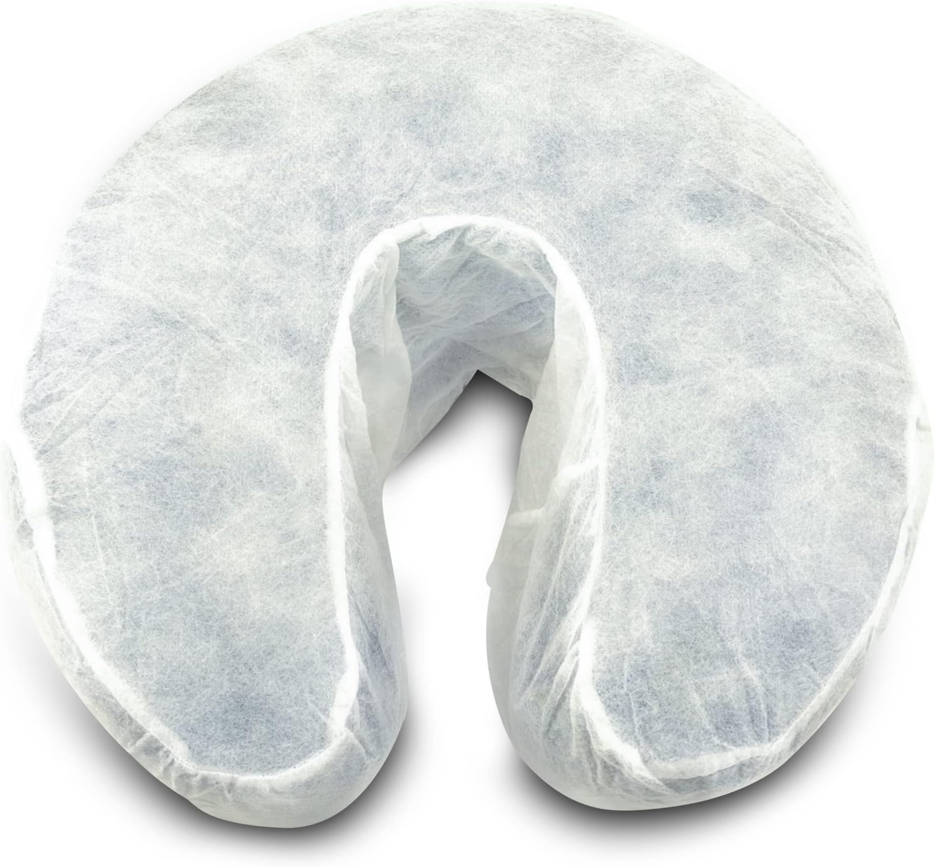 Soulpad Wellbeing Fitted & Elasticated Disposable Face Cradle Covers for Massage Table Covers - Hygienic, Ultra-Soft, Non-Woven Fabric Face Rest Cover for Spa, Salons and Tattoo Parlors