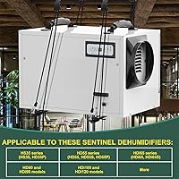 Vista 5 de Kit colgante para deshumidificadores en espacios de arrastre y sótanos Marco de protección de deshumidificador de metal resistente