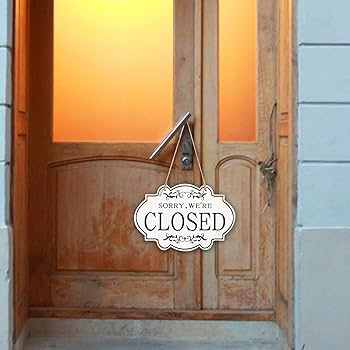 Amazon | 木製オープン看板 オープン クローズ Open Close プレート
