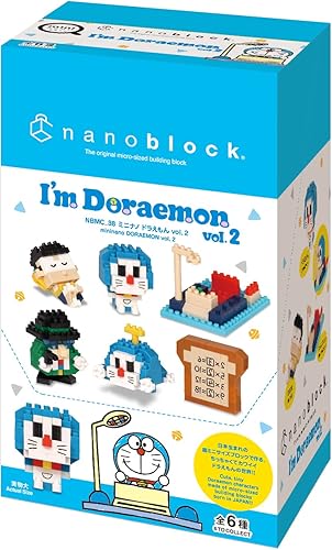 Miniatura 2 de nanoblock - Doraemon - Doraemon Vol. 2 (Juego completo de caja ciega), kit de construcción de la serie Mininano