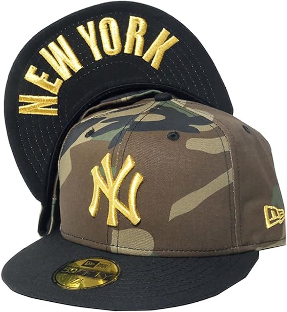 Amazon Co Jp New Era ニューエラ キャップ メンズ ストリート 平つば グリーン 7 1 2 迷彩 カモ柄 ニューヨーク ヤンキース アンダーバイザー刺繍 B系 ストリート系 ファッション 大きいサイズ スポーツ アウトドア