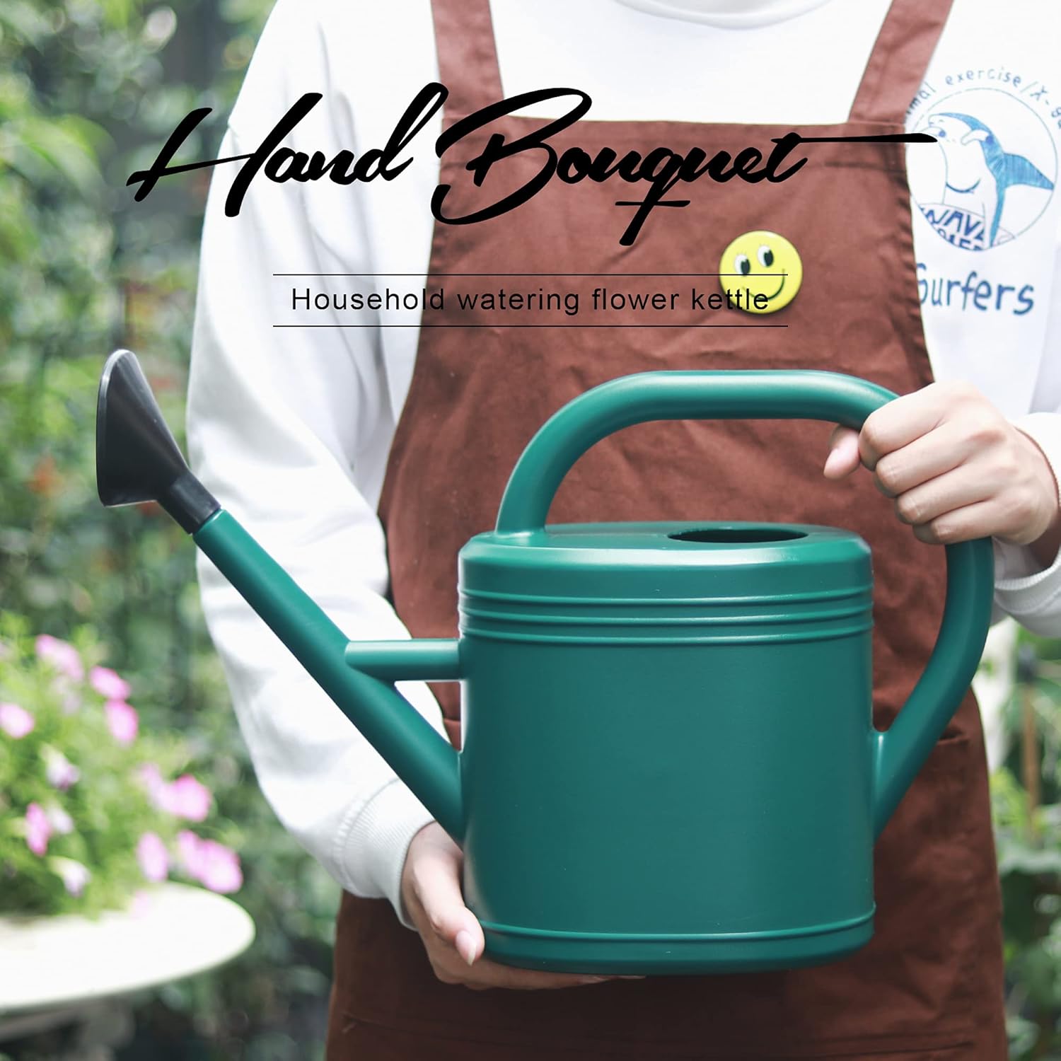 taiflower 1.3 Gallon Plastic Watering Can : Patio, Lawn & Garden