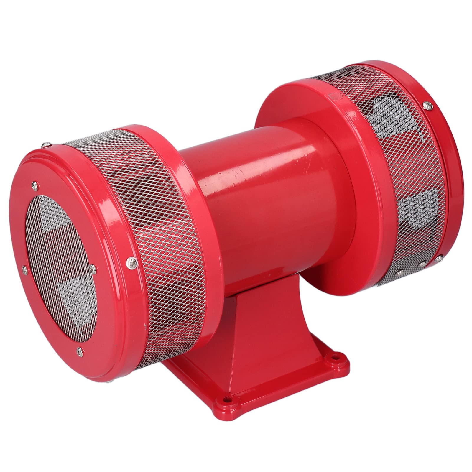 Alarma de Motor Sirena Eléctrica de Ataque Aéreo de Doble Vía 135 DB para áreas Mineras, Barcos y Aeropuertos, Aleación de Aluminio y Acero Inoxidable, Montaje con Tornillos