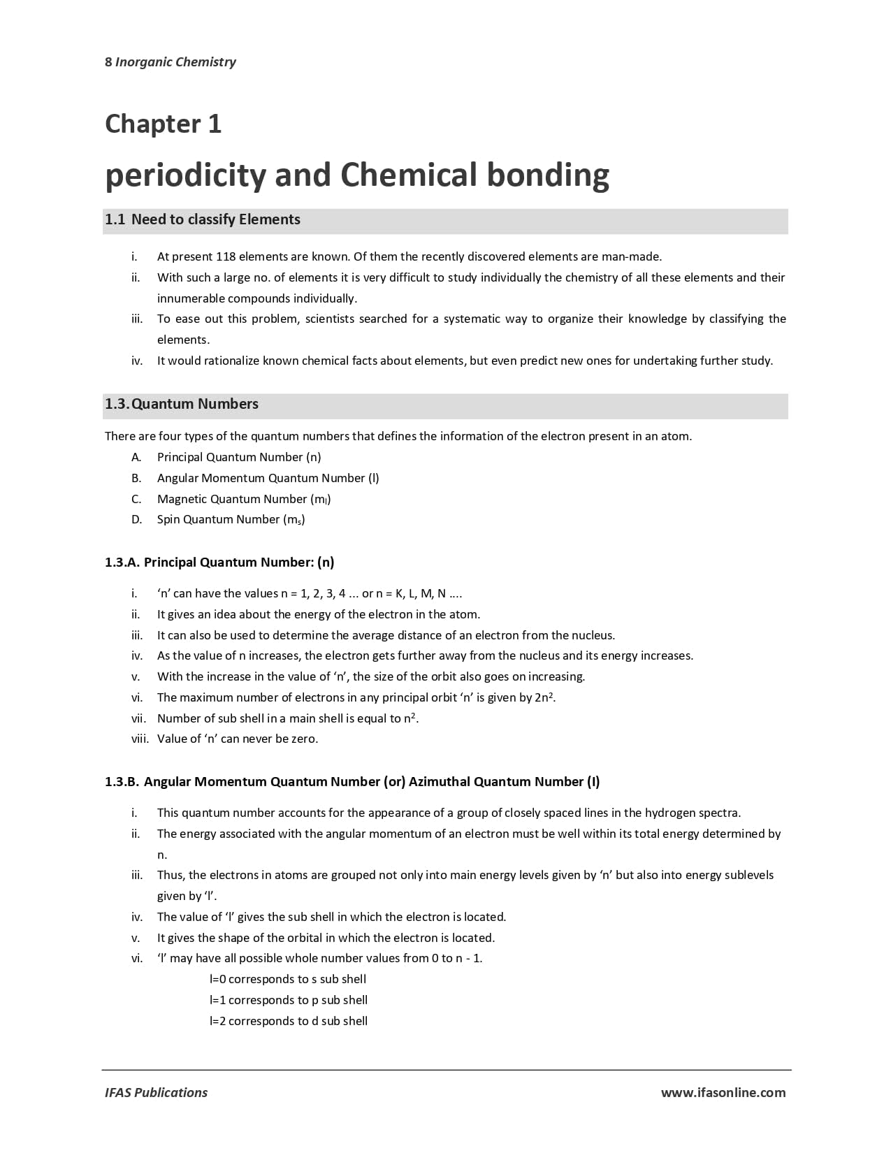 Inorganic Chemistry Book- Reference Textbook Volume 1 | Complete Theory & Fundamental Concepts of Inorganic Chemistry | Problems and Solutions in ... CSIR NET Chemical Science | IFAS Publications 2