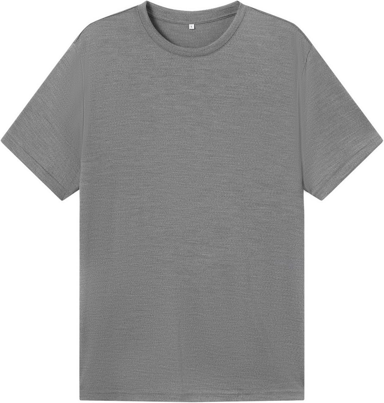 90S Thread Count 100% Merino Wool Lightweight Base Layer T-Shirt, Unisex Ultrafine 90S Thermal Breathable T-Shirt
