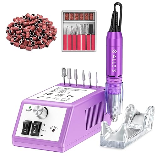 Efile - Taladro de uñas profesional de 30000 RPM, kit de limador de uñas eléctrico para uñas de dedos, uñas de gel acrílico, taladro de manicura y