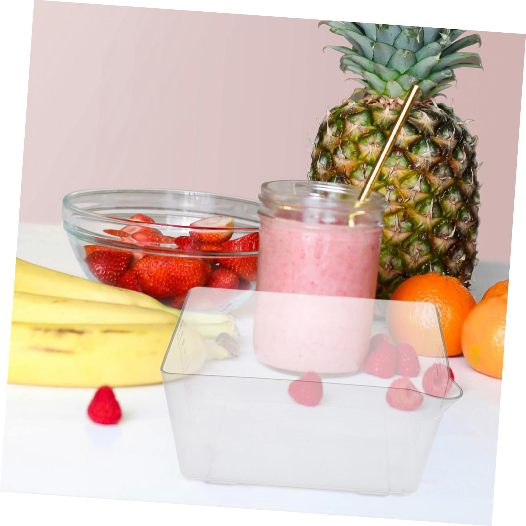 BRIGHTFUFU 3pcs Food Measuring Scoop Scale Digital Kitchen Weighing Scale Reusable Tray Easy Clean Kitchen Storage for Cooking Baking