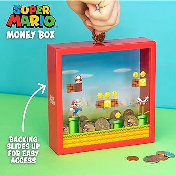 Amazon.com: Super Mario Arcade Money Box - Officially Licensed