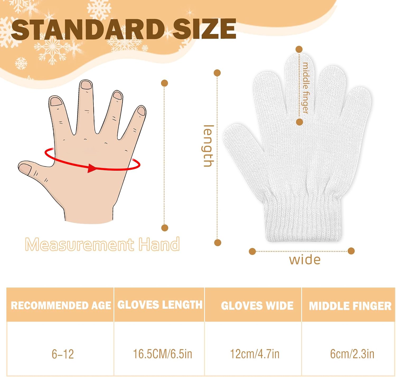 ONESING 16 Pairs Kid Gloves Knitted Children Gloves Bulk For Boys Girls - Stylish and Warm Winter Attachments Mixcolor M
