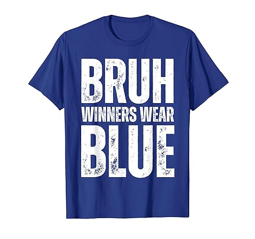 Winners Wear Blue Team Spirit Week Game Color War Sports