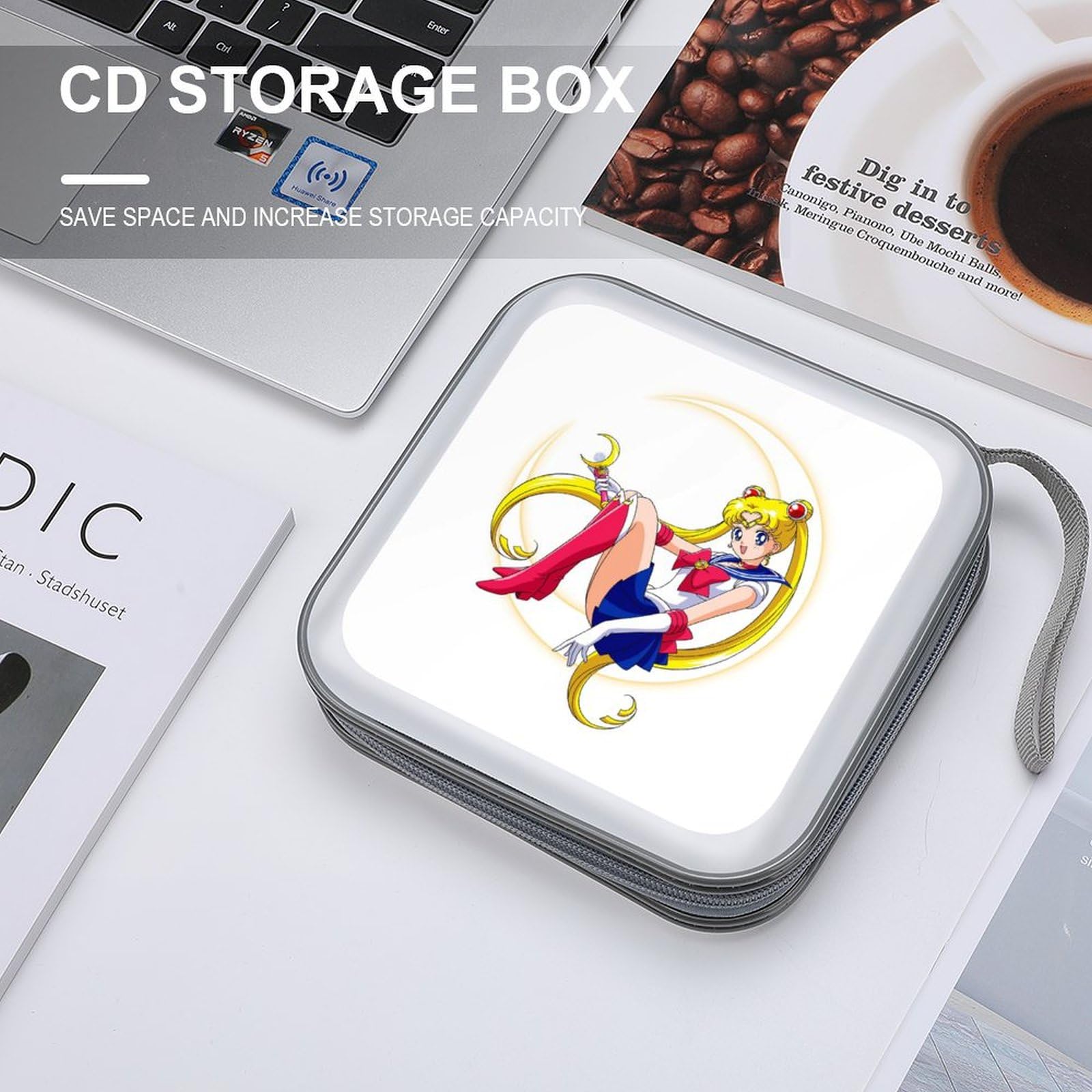Amazon.co.jp: CDケース 美少女戦士セーラームーン DVDケース CD/DVD 