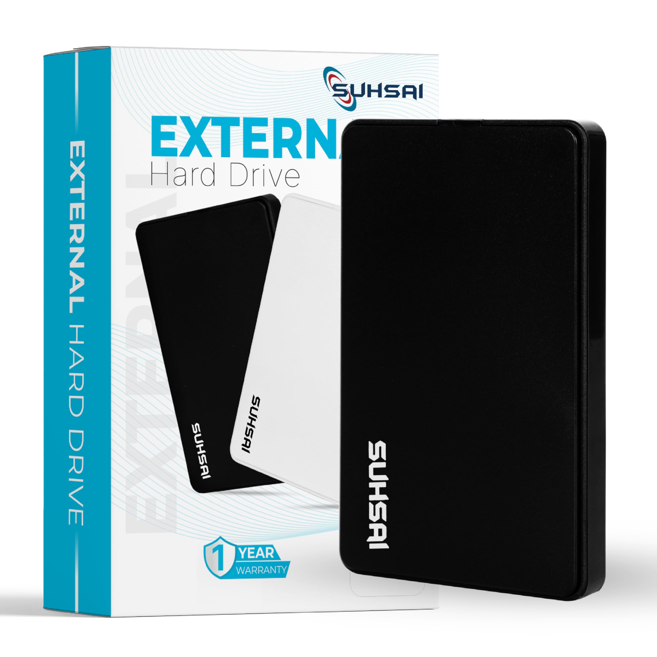 Sponsored Ad – SUHSAI External Hard drive 1TB, 2.5 Inch External Hdd, Storage and Backup Drive, hard disk, USB 2.0 portable hard drive, Compatible with Mac, Laptop, Desktop, computer (Black)