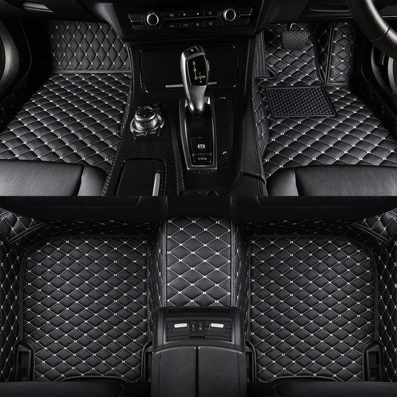Image of 7D Car Foot Mat for Mahindra XUV 300 | Black Silver