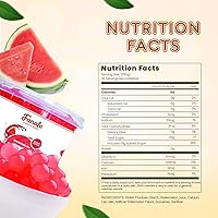 Vista 123 de Fanale Perlas de Boba Reventadoras de Fresa y Mango, Veganas, Sin OMG, Sin Gluten, Sin Grasa, Perfectas para Té de Burbujas, Batidos, Helados