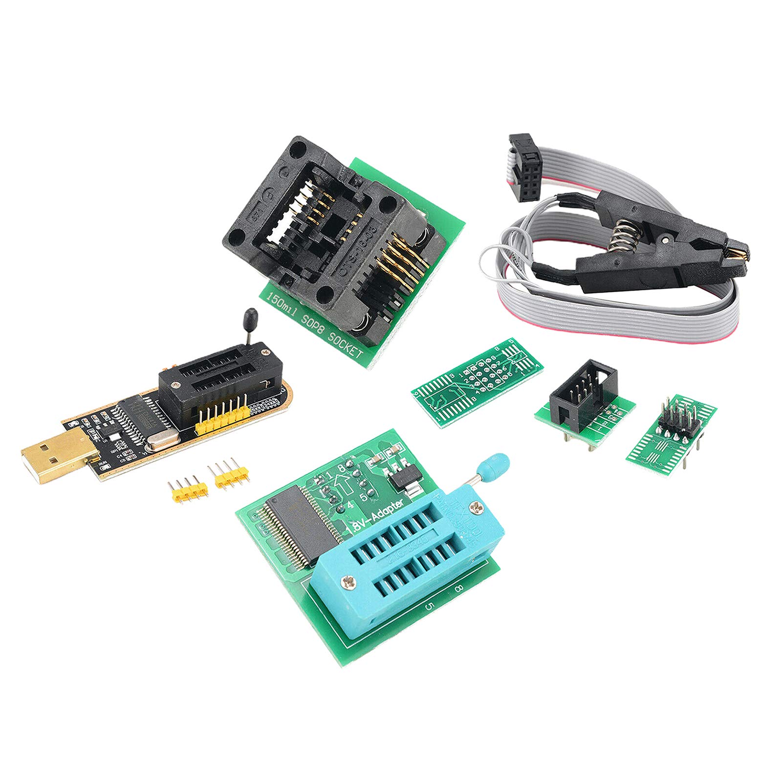 Club Bollywood®1Pc Ch341A Flashing Module Stable for Tv Set Memory Card DVD|Business & Industrial | Electrical & Test Equipment |• Business & Industrial|1 Piece Ch341A USB Programmer Module-image-16