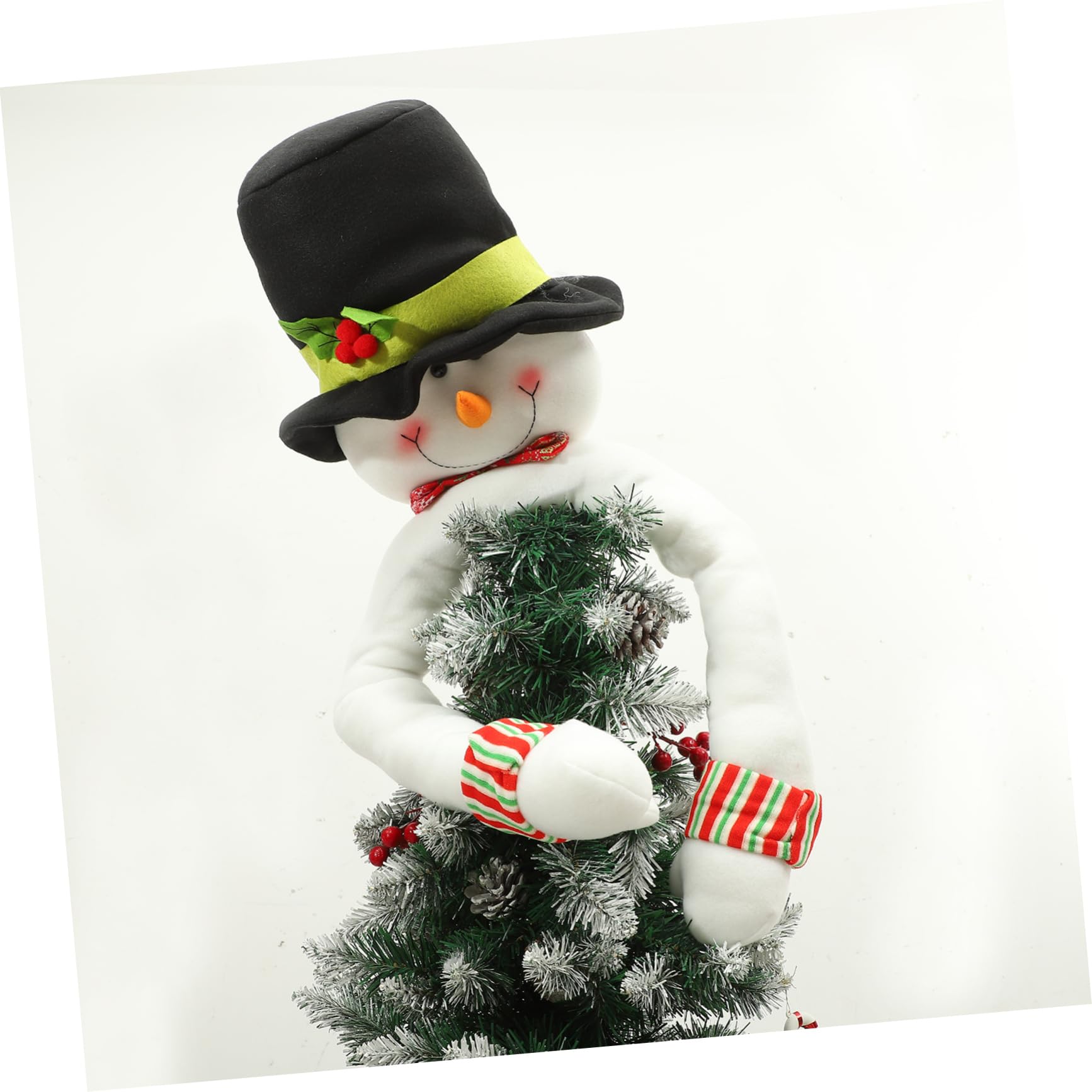 Garneck Weihnachtsbaumspitze als Cartoon-Puppe-Ornament Weihnachtsbaumschmuck und Dekoration für Weihnachtsfeiern Festlich und Elegant