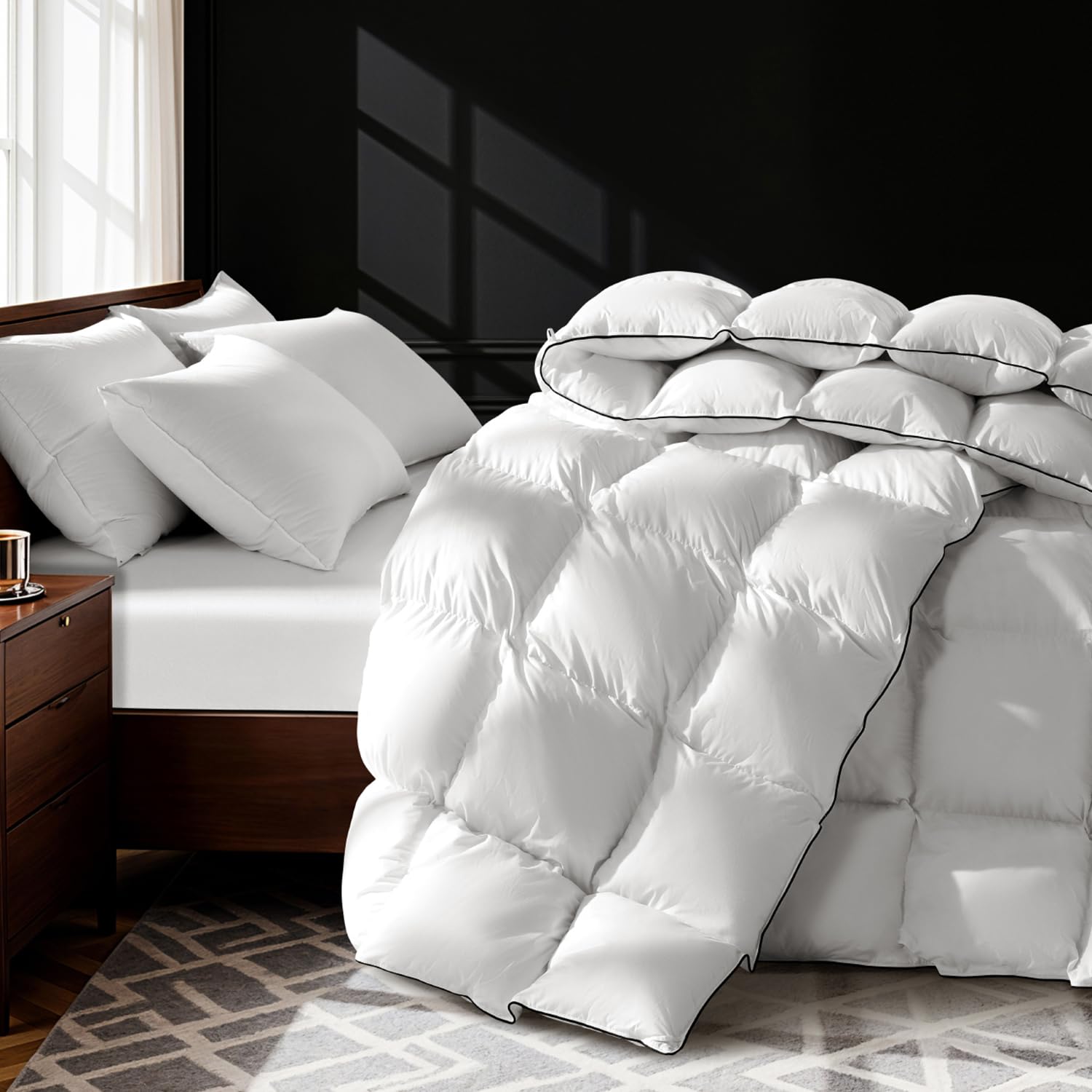 AiAngu Canadian Goose Down Comforter King