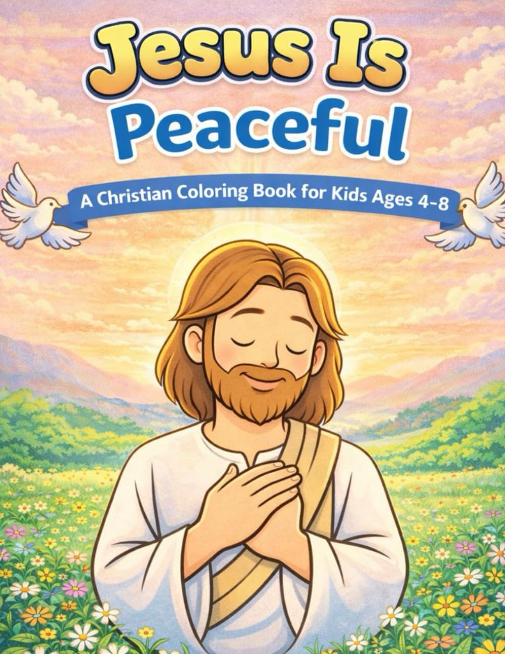 Jesus is Peaceful: A Christian Coloring Book for Kids Ages 4-8: A Christian Coloring Book for Kids Ages 4-8 (Jesus Is Series)