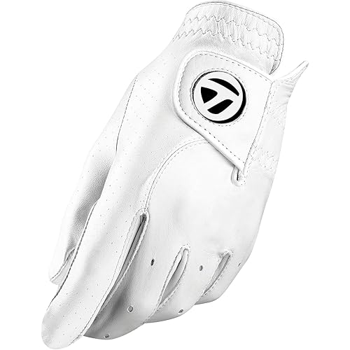 TaylorMade Tour Preferred TP Premier Soft AAA Cabretta Leather Men's Golf Glove/w Magnetic Ball Marker