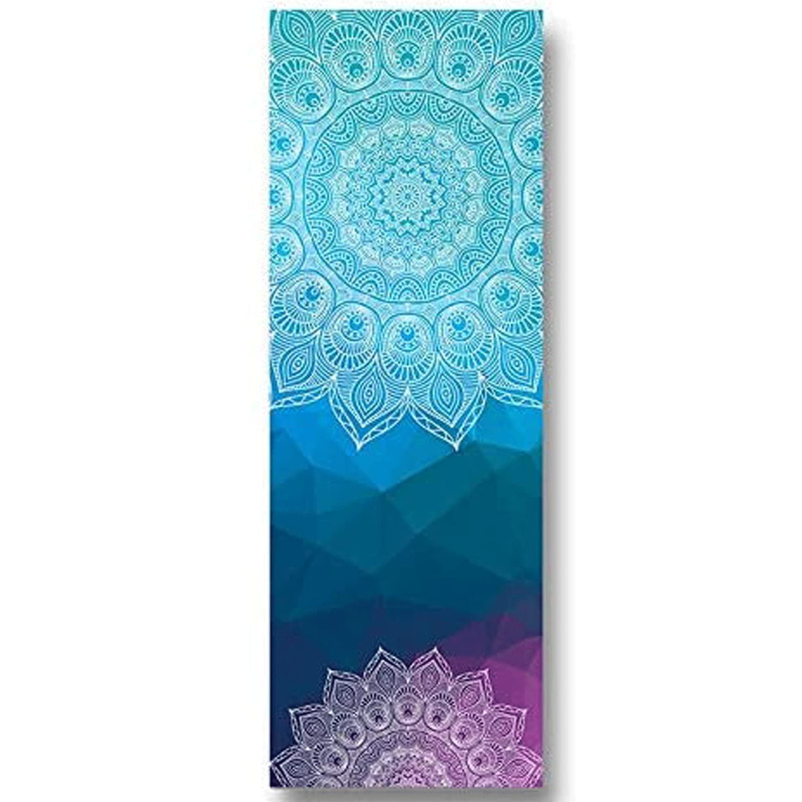 Ligero Línea de toallas de Yoga con estampado para mujer, esterilla de Yoga duradera multifunción antideslizante, tabla de equilibrio de fibra superfina, esterilla de ejercicio de Fitness de 1mm Regalo