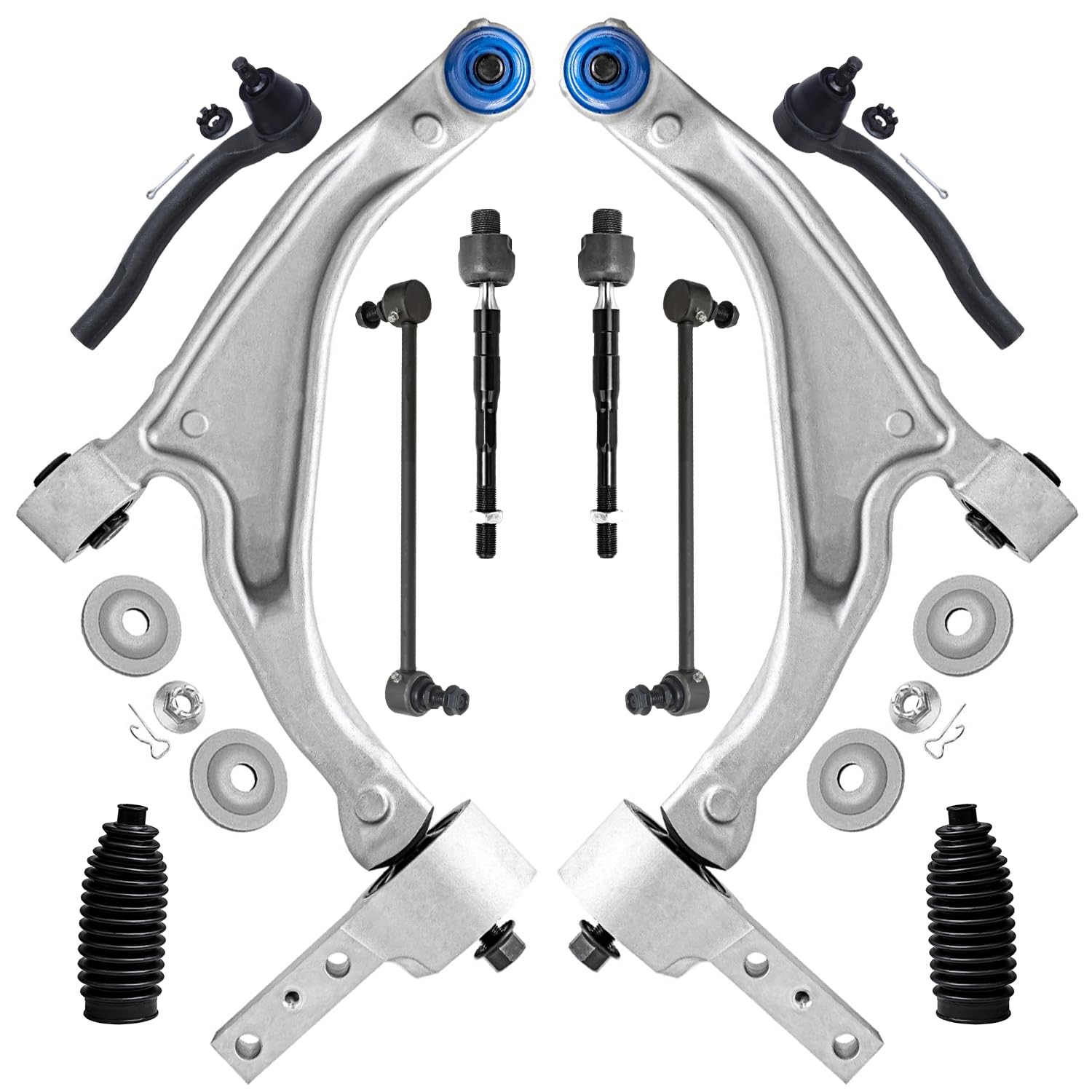 Detroit Axle - 10pc Front End Suspension Kit for 2009-2015 Honda Pilot