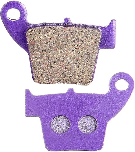 SCITOO FA346 Pastillas de freno para Honda CR125R 2002-2007 Pastillas de freno traseras de fibra de carbono