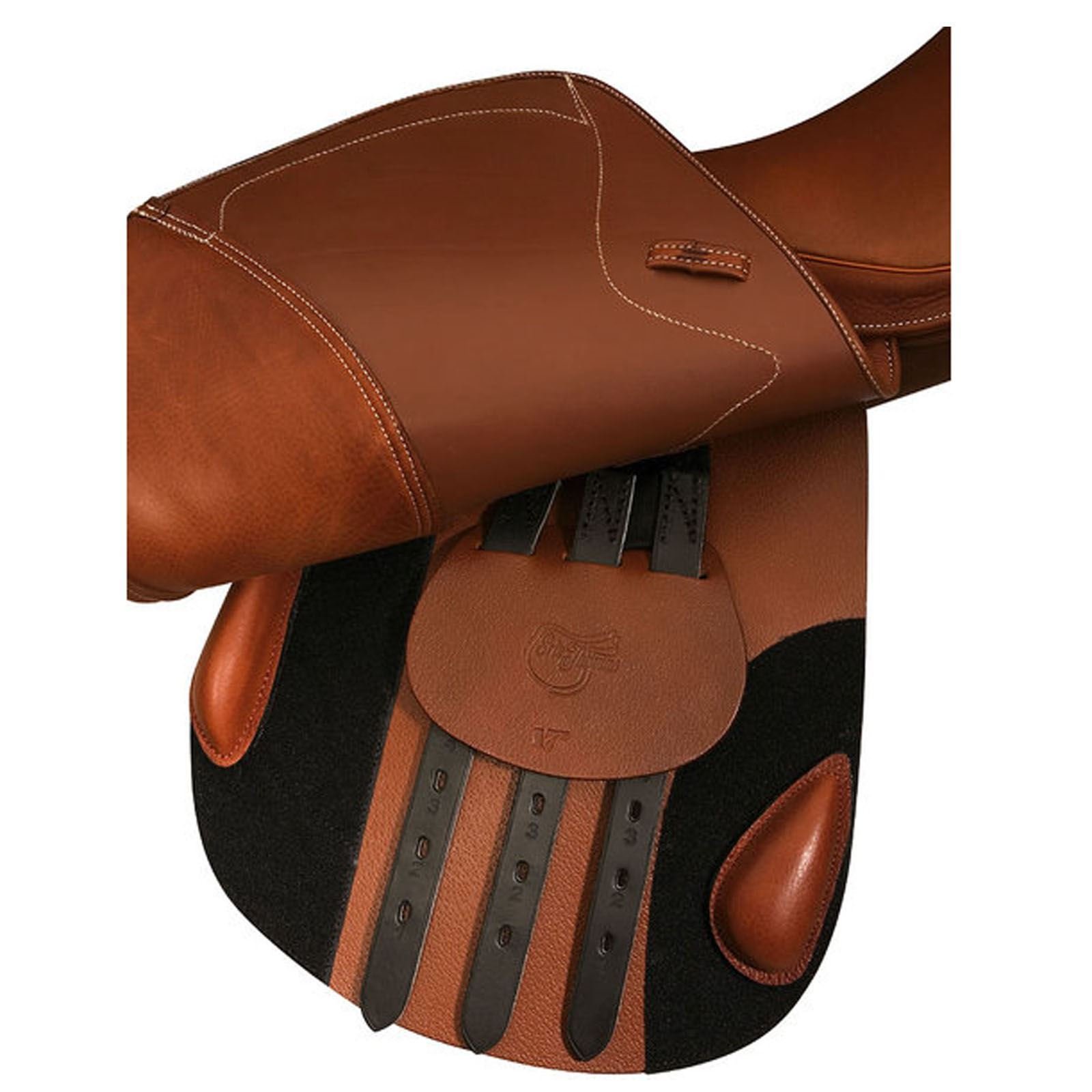 Eric Thomas "Lugano Full Grain Pelle Bovina Jumping cavallo da sella e cover