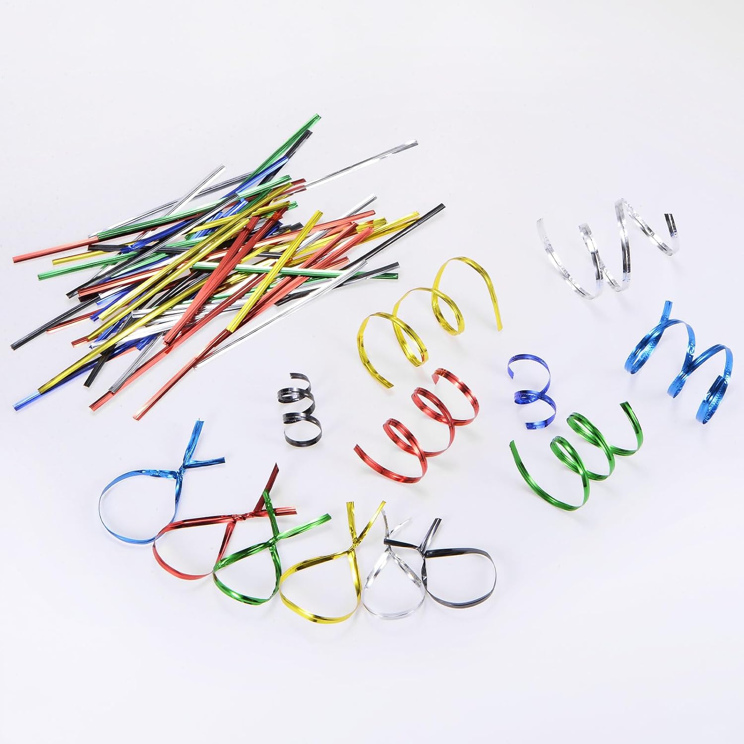M METERXITY 800-Pack Metal Twist Ties, 4 Inch Metallic Twists Tie for Christmas/Party Decoration/Garden Plant/Gift Wrapping/Bread/Cake/Pops Candy Bags, Reusable Twisty-Ties [Sapphire] image 4