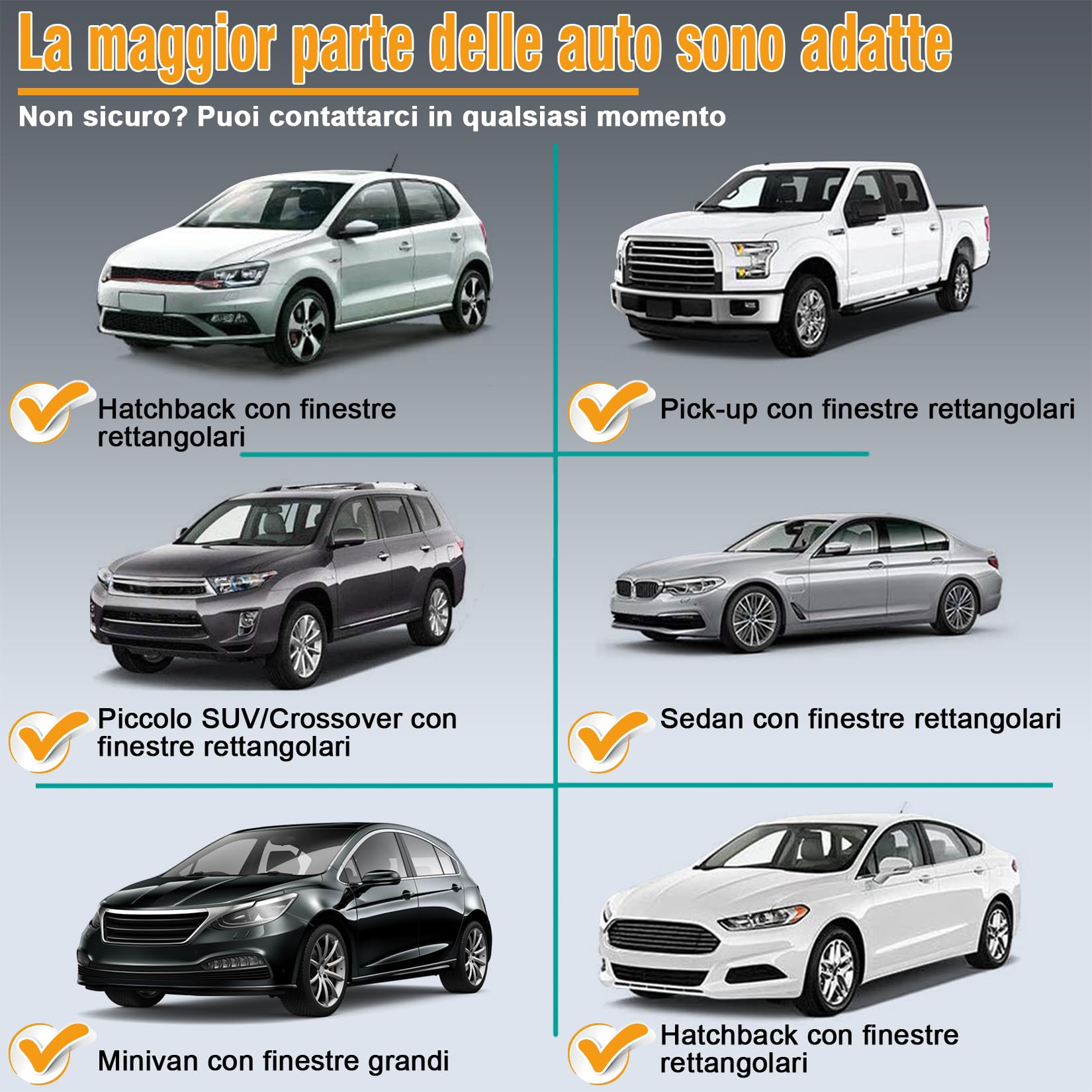 Tendine Parasole Auto Bambini,Oscuranti Misura Universale Senza Ventose Esterne Protezione Neonati da Raggi UV Autoaderente Automatica Kit Finestrini Posteriori (L)