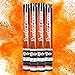 BLAISE PYRO & PARTY 4 Pack Powder Cannons, Biodegradable and Water Soluble,16 in Orange Powder Cannons are Perfect for Sporting Events, Graduations, Birthday Parties, and More (16