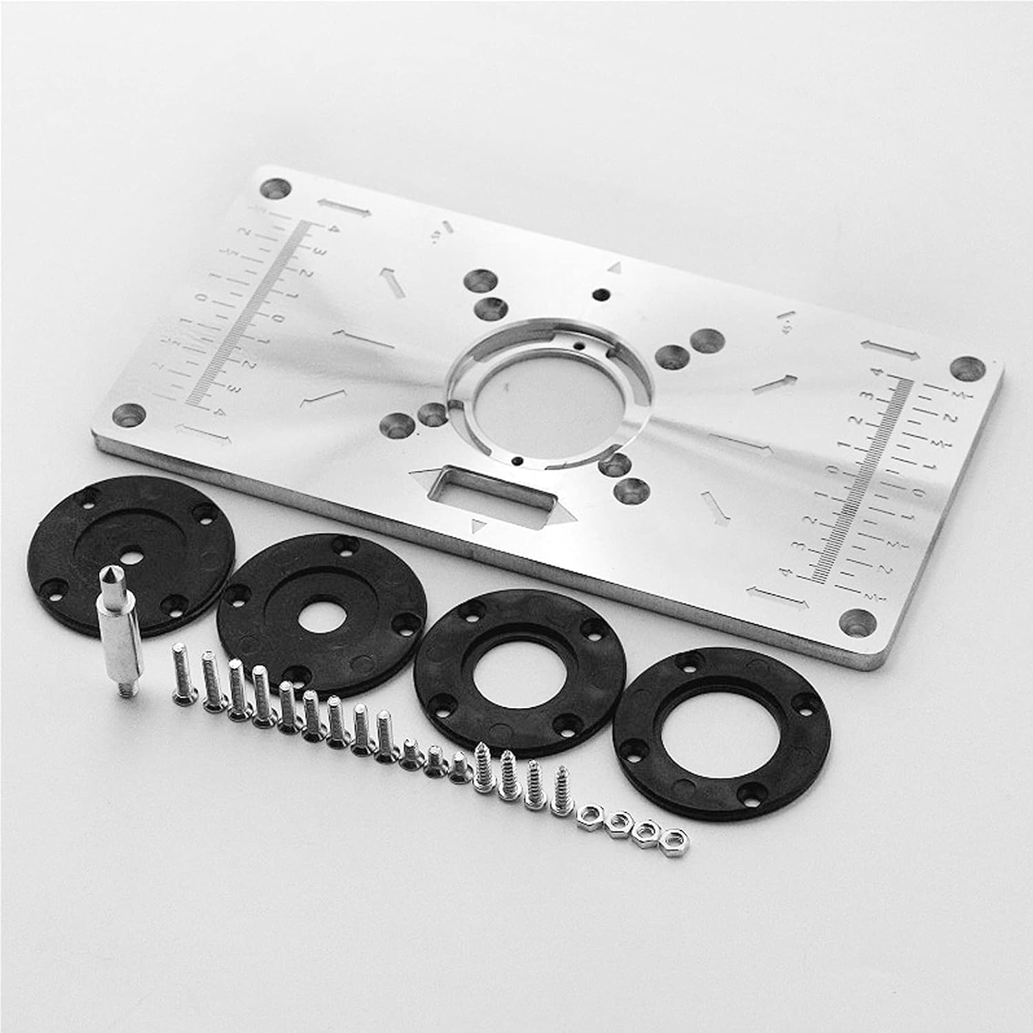 Aluminium Router Table Insert Plate Table for Woodworking Benches