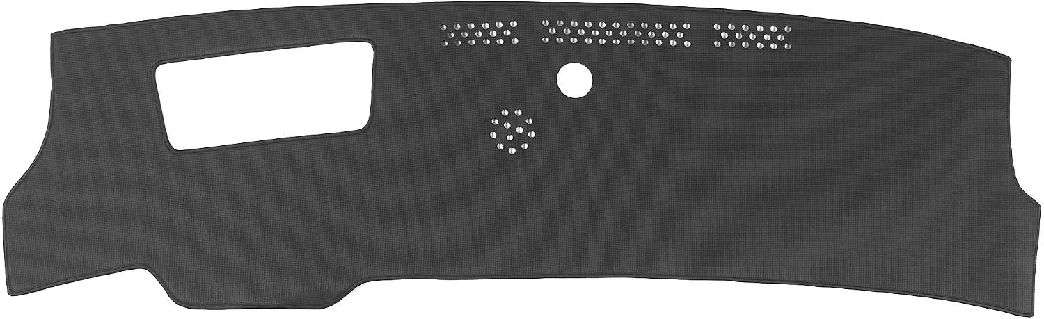 WellVisors Black Dash Mat Dashboard Cover Compatible with Lexus 2018-2024 LS500 & LS500H