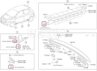 Vista 7 de Rexka Perno de tornillo de moldeo basculante para cubierta de parachoques para 90159-60498 Tacoma, Tundra, Highlander, RAV4, ES, GS, is, LS, RX