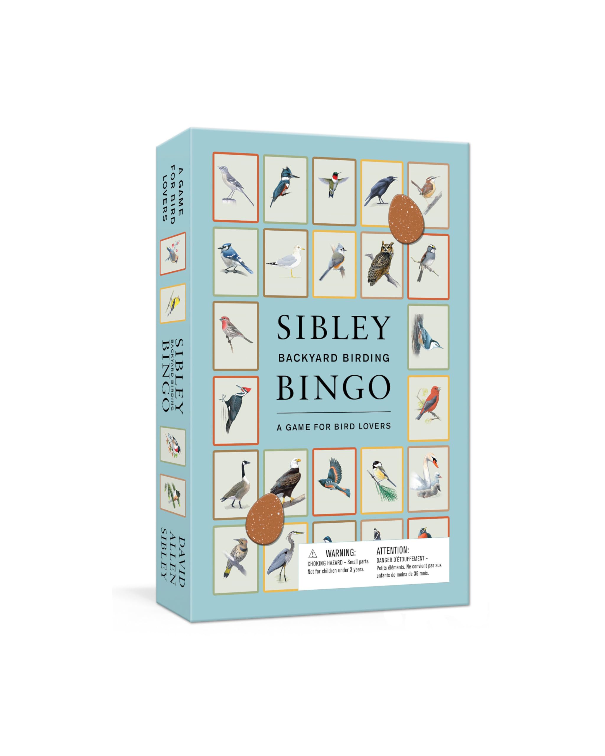 Sibley Backyard Birding Bingo: A Game for Bird Lovers: Board Games (Sibley Birds)