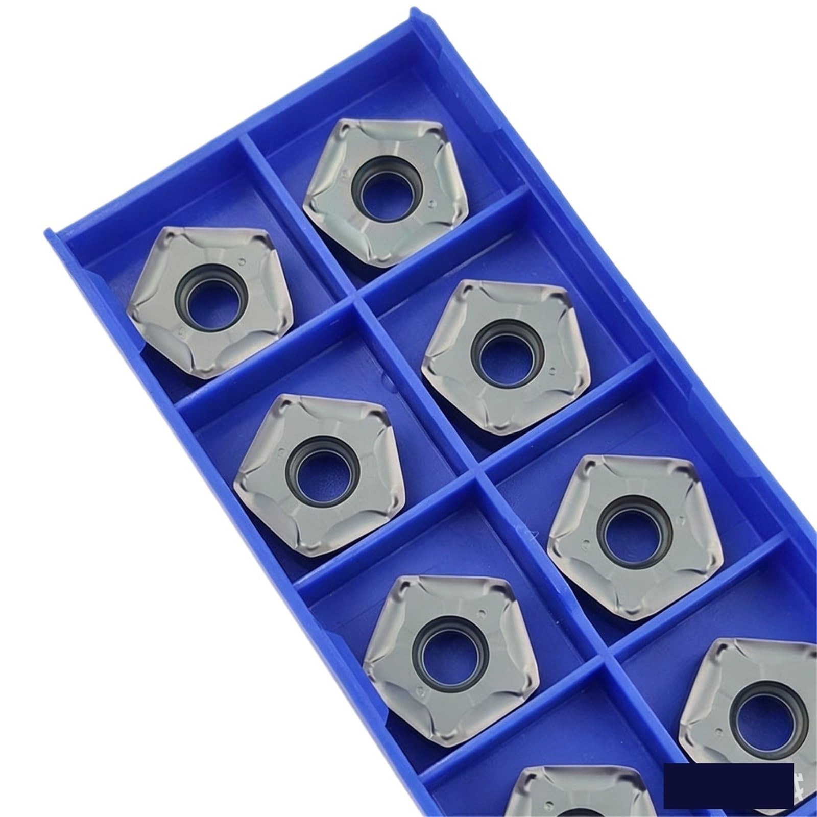 10PCS 66° Inserto de fresado alimentación rápida Estrella 5 puntas doble cara