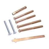 02007 Thick Door Kit for Schlage Deadbolt Thick Door Extension Kit&comma; Deadbolt Tailpiece for Schlage Thick Door Kit Be365&comma; Be469 Electronic Keypad Locks Extended Screws Replacement Parts
