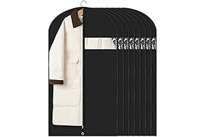 Garment Bags with Clear Window for: Closet and Travel Storage (8 pcs)